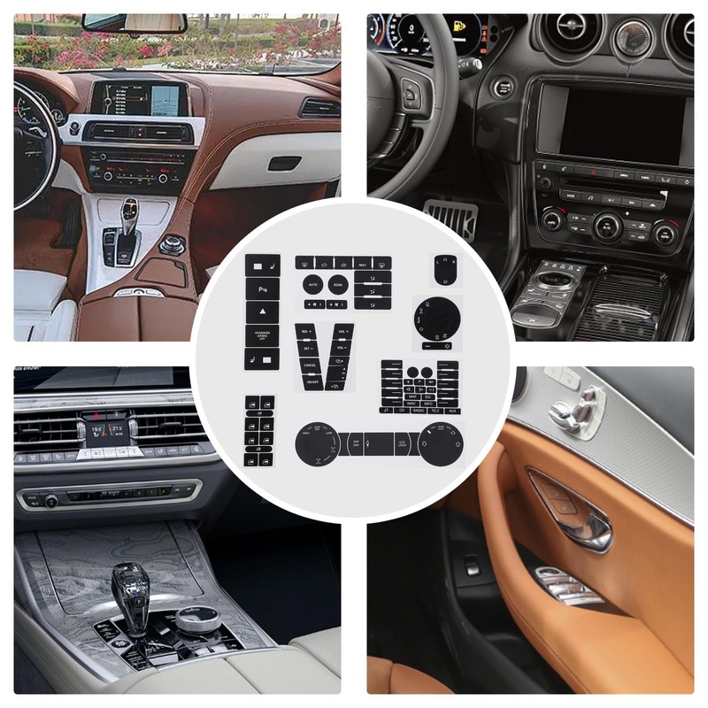 Wjelet Sticker for Volkswagen Centre Console Repair Kit Fix Scratch-Resistant