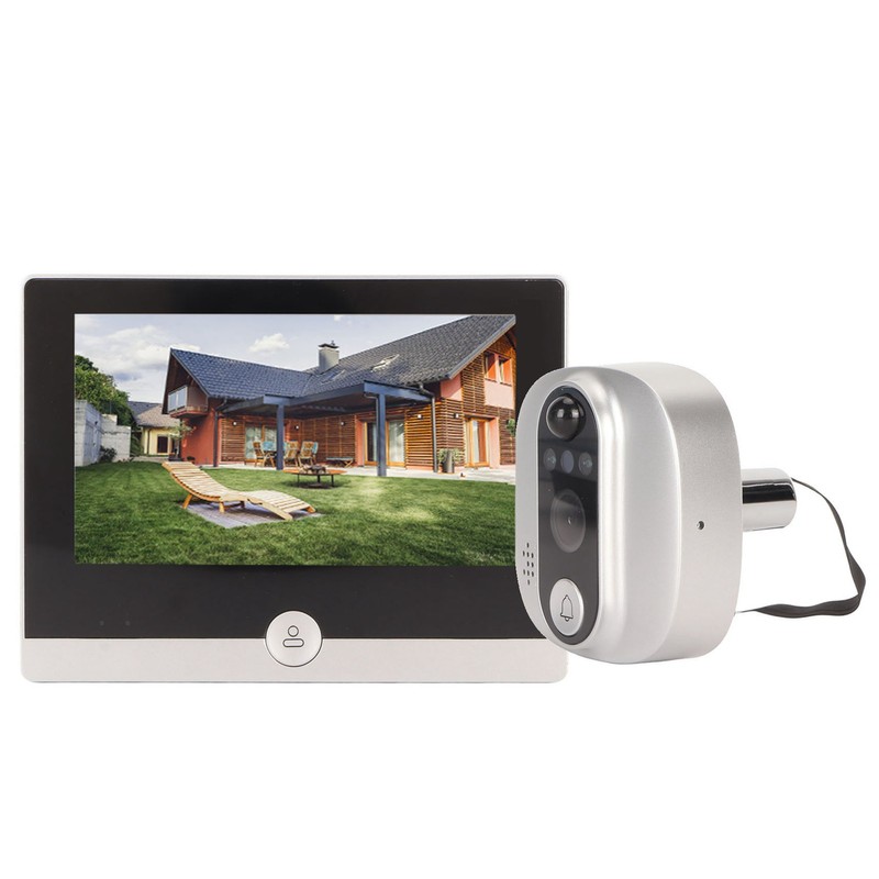 Digital Door Viewer WiFi with 4.3in LCD Display 1080P for