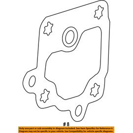 GM 12639010 Gasket, Vacuum Pump