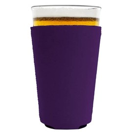 Blank Neoprene Pint Glass Coolie (1, Purple)