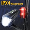 YOZISS Bicycle Light Set StVZO Approved 80 Lux Front Light