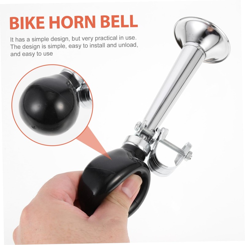 BESPORTBLE 2pcs Universal Bike Bell Manual Air Horn Loud Bugle