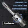 38 mm Drill Bit Set with SDS Plus Adapter 110