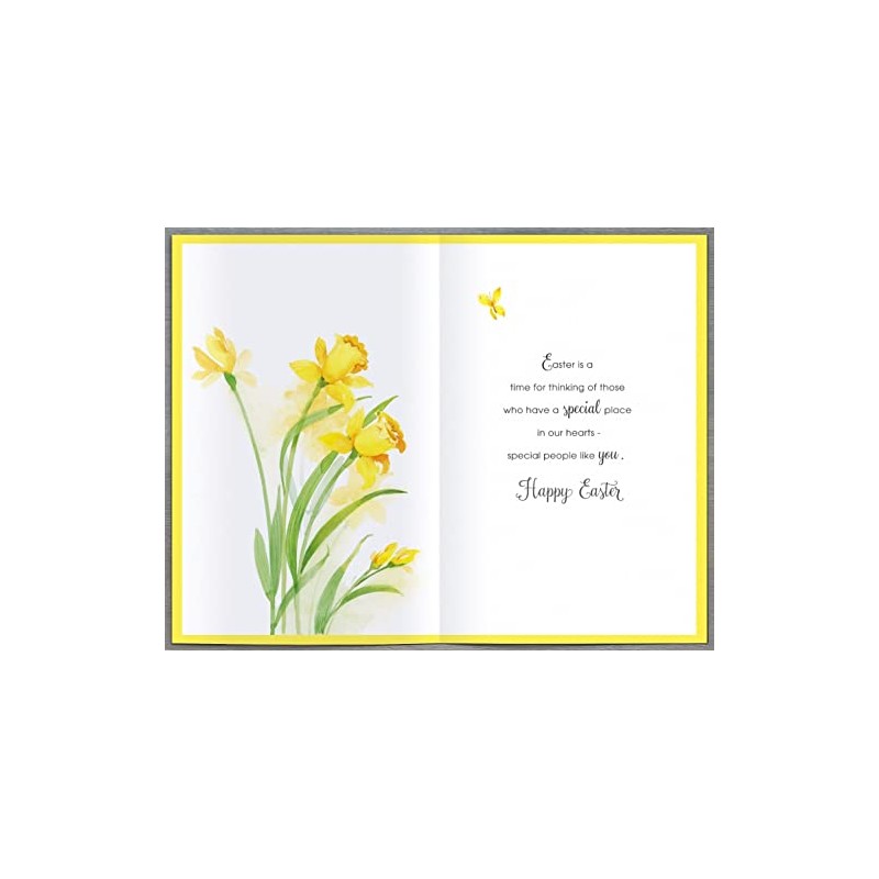 Easter Card Daffodils And Easter Poem