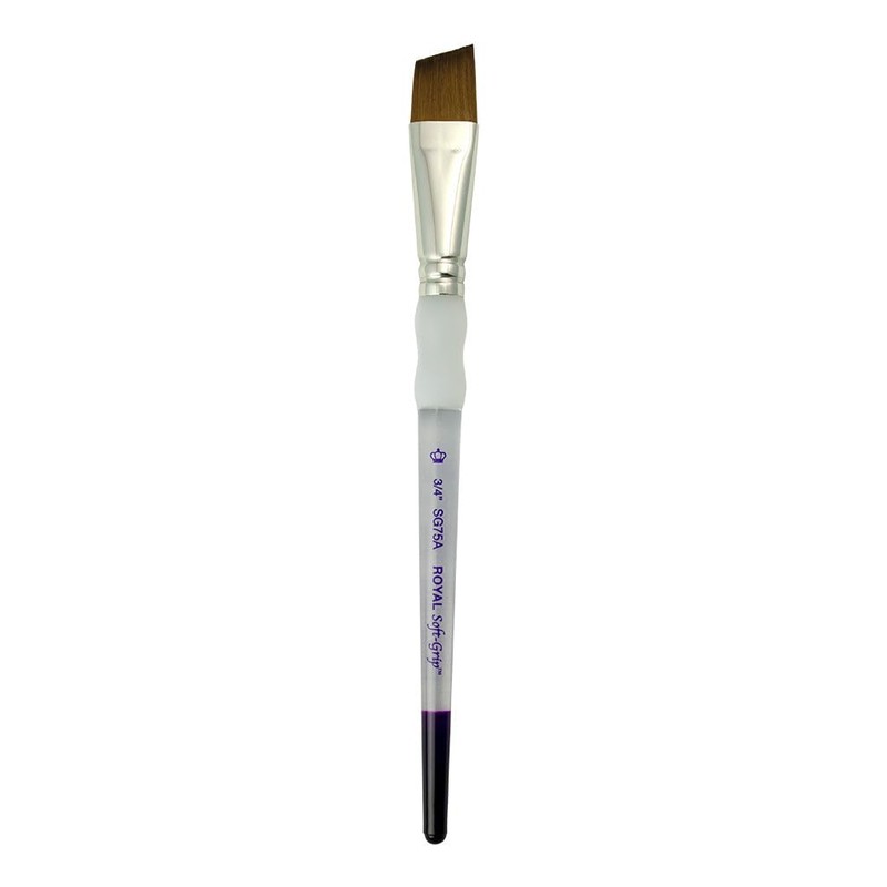 Royal & Langnickel Soft Grip Synthetic Sable Watercolour Paint Brushes