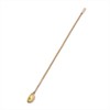 NKlaus Incense Resin Herb Spoon Brass with Comfortable Long Handle