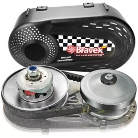 Bravex Torque Converter Go Kart Clutch Set 3/4" 10T 40/41&12T 35 Chain for Manco Comet
