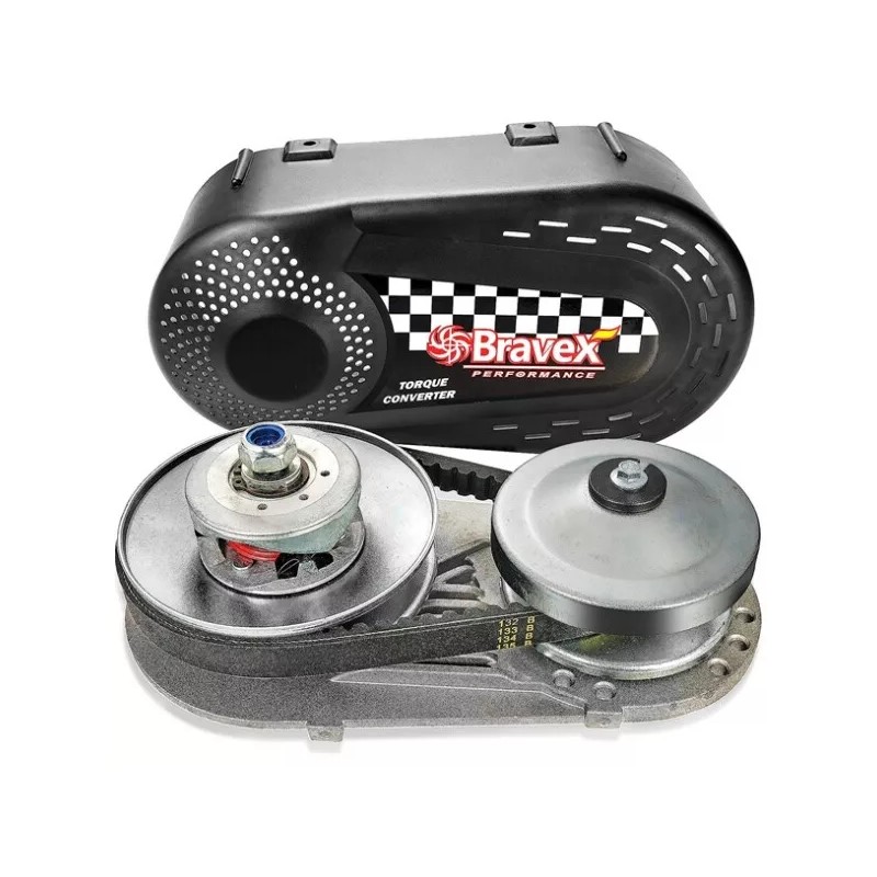 Bravex Torque Converter Go Kart Clutch Set 3/4" 10T 40/41&12T