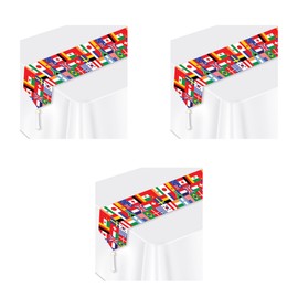 Beistle Flag Table Runner, Multicolored