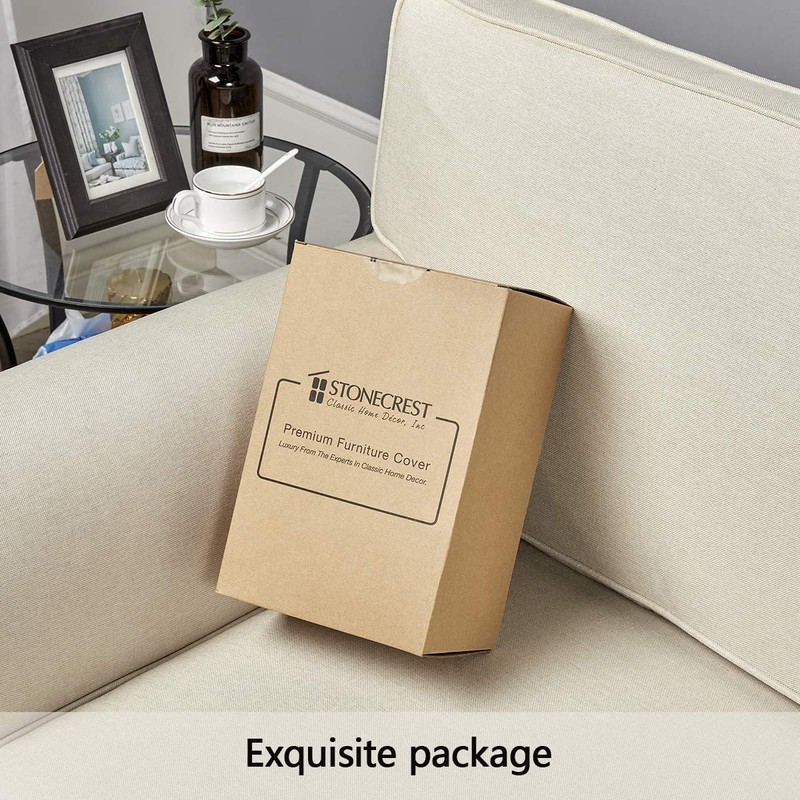 STONECREST Recliner Chair Cover, Sherpa Slipcover, Stay in Place (Cholate,