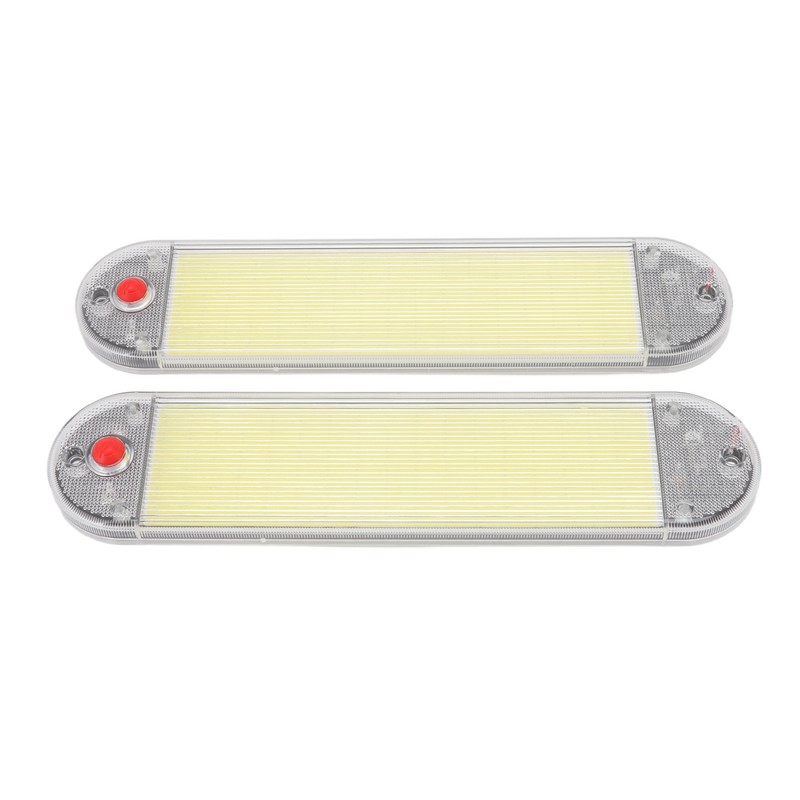 2Pcs Car Interior Roof Reading Light DC 12V‑24V COB with