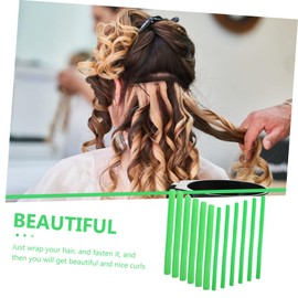 Ipetboom 20pcs Flexible Curlers Soft Curling Rods for Long Short Hair No Damage Design Light Easy to Use Various for Styles