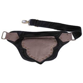 Cotton Waist bag Women Perfect Stylish Trendy Lace Hip Belt Money Bag, Utility Belt Unisex Travel Bum Waist Pack Money Belt Travelling Hip Fanny Pack Bum bag Travel Hiking Belt (Black)