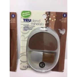 CoverGirl LOT OF 4 X CoverGirl Trublend Minerals Pressed Mineral Foundation Soft Sable #6