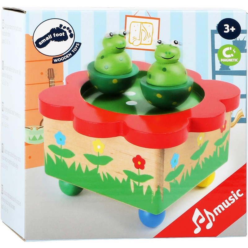 Small Foot Wooden Music Box for Ages 3 Years and