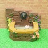 Miniature 1/12th Scale Fairy Garden Lion Head Fountain Pond Ornament