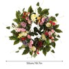 European Simulation Spring Wreath Artificial Flower Lintel Wreath Hanging Decoration