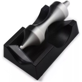 CMS MAGNETICS - Levitating Magnetics Spinning Top Black/White Desk Toy