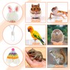 Thinp 4 Pcs Hamster Hats,Hamster Clothes Knitted Hats for Small