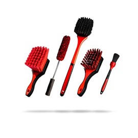 Kit Completo de Cepillo para Llantas y Ruedas de Adam's Polishes (5 Artículos) - Incluye Cepillo para Ruedas, Cepillo para Neumáticos, Cepillo de Barr