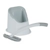 Bath Bliss Toilet Brush | Contoured Design | Flat Brush
