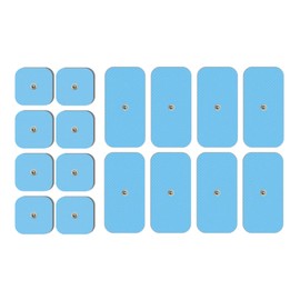 TENSPAD SILVER Pack of 16 electrode pads compatible with devices from: Beurer, Bluetens, Sanitas, Vitalcontrol (8 pieces 50 x 50 mm + 8 pieces 50 x 100 mm)