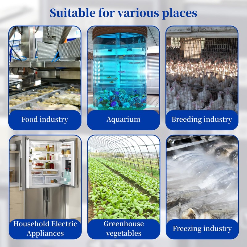 2-Pack 10K Temperature Sensor Probe, 1 Meter Waterproof Temp Sensor