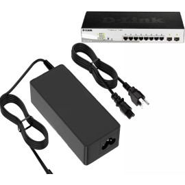 HJHLSTJK 54V AC Adapter for D-Link Model DGS-1210-10P 10-Port PoE Smart Managed Switch...