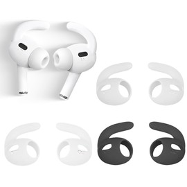 JEYORZY 3 Paar Silikon Ohrpolster Kompatibel mit Airpods Pro 2 Kopfhörer, Anti Drop Ohrbügel für Ear pods Schutz Headset, Anti Rutsch Schutz, Mehrfarbig
