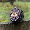 Legacy Rings 2025 Massive Gunmetal and Gold Fantasy Football Championship