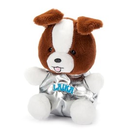 The Petting Zoo Laika Space Dog Stuffed Animal Plushie, Gifts for Kids, Nuggetz Animals, Space Dog Plush Toy, 6 inches
