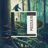 Lantern Press 1000 Piece Jigsaw Puzzle, Wanderer, Bigfoot in Forest