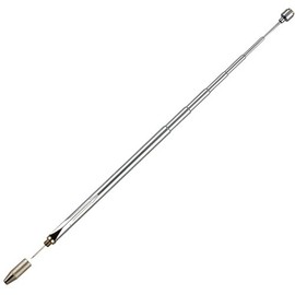 Telescopic Magnetic Lifter, Magnetic Stick, Magnetic Pen, Extendable with Clip and Needle for Washing Nozzle, Length 64 cm, Tensile Force 700 g