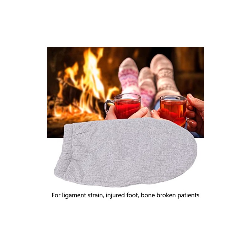 SonewCast Sock Cover for Foot, Elastic Thick Warm Fleece Foot