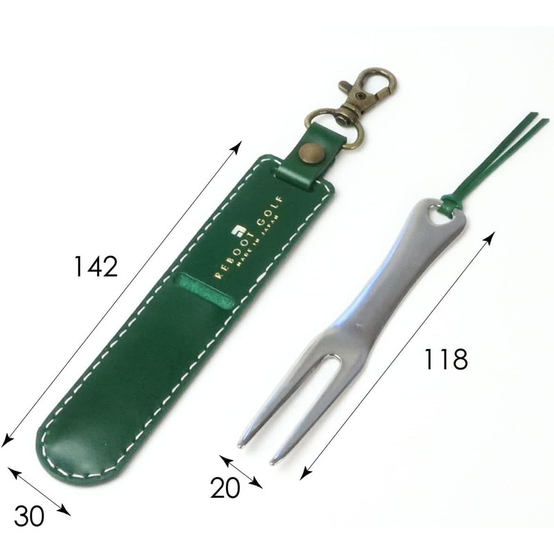 Green Fork & Genuine Leather Cover That Becomes a Putter