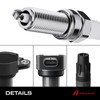 A Plus Auto Ignition Coil Spark Plugs Pack for Jeep
