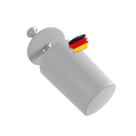 BAUHELD® Closed Roller Shutter Stopper, 27 mm, Pack of 8, Made in Germany, Plastic Stop Stopper, Stop for Roller Shutters with Screws, Suitable for Roller Shutter Armoured Slats, Light Grey