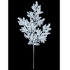 SilksAreForever 22" Flocked Artificial Cedar Stem -White (Pack of 36)
