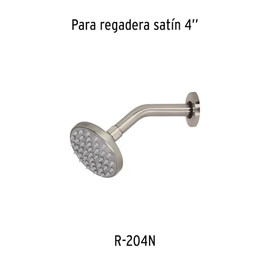 Foset Element BCH-200N, Brazo y chapetón de repuesto para regadera, latón, satinado