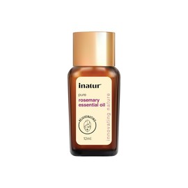 Inatur Rosemary Pure Essential Oil 12ml I For Hair Strengthening And Oily Skin Care | Can Be Used To Make Lotions And Shampoos 12ml