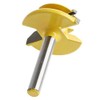 Vogueing Woodworking Tenon Milling Tool 45 Degree Yellow