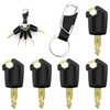 VooGenzek 5 pieces replacement ignition key, 5P8500, construction machinery key,