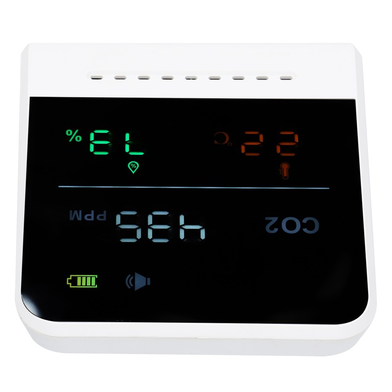 Carbon Dioxide Detector Digital Air Quality Tester with Temperature Humidity