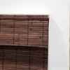 Radiance 2216310E Cordless Cocoa Dockside Flatstick Bamboo Roman Shade, Cocoa