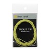 river peak Trout Tip Braided Core (Khaki, Intermediate 5ft 20LB)
