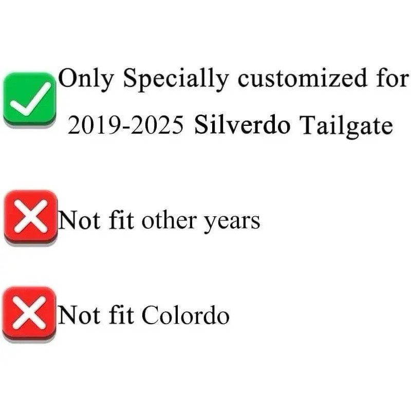 Tailgate Insert Letters compatible With Silverado 2019-2025 Black American Flag