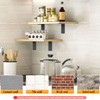 Shelf Brackets Heavy Duty, 45mm Thick L Shape Right Angle