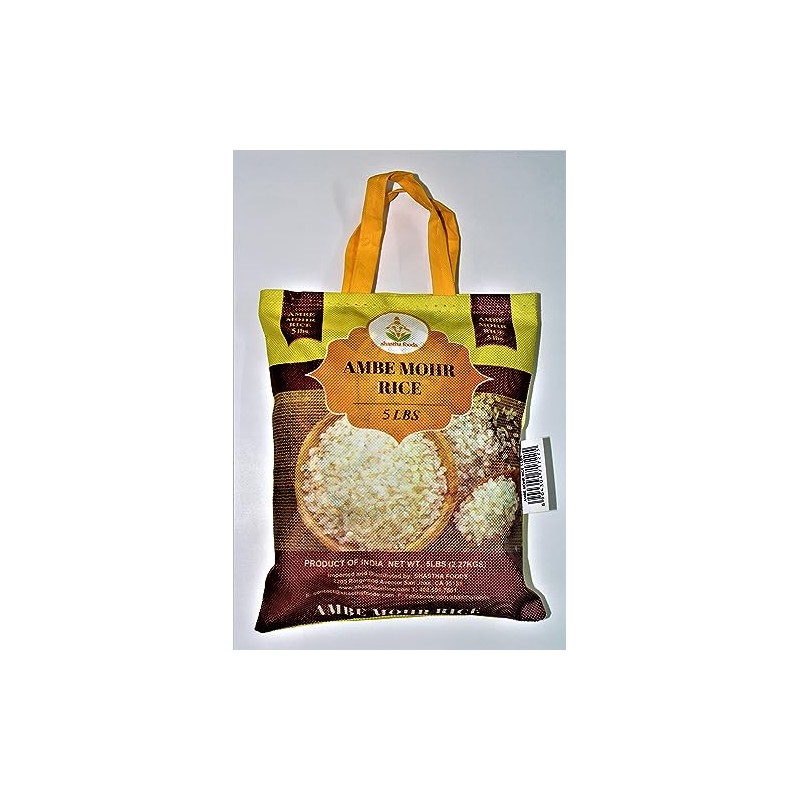 Shastha Ambe Mohr Rice 5 lbs (Pack of 1)