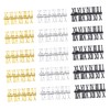 Gadpiparty 15 Sets DIY Clock Replacement Numerals Roman and Arabic