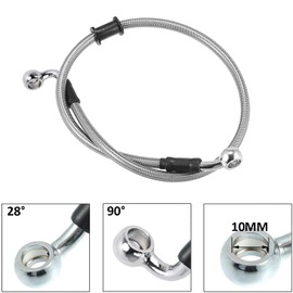 TDR M10 500mm Rear Hydraulic Brake Master Cylinder Hose Line for Pit Quad Dirt Bike ATV
